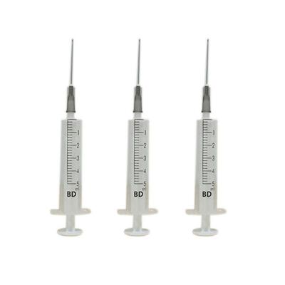 碧迪BD一次性使用無菌注射器 5ML醫(yī)用注射器 注射針貨號301942